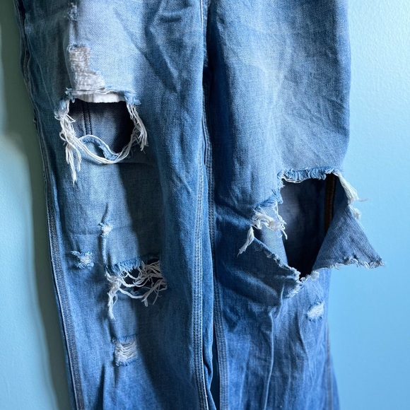 BDG Ripped Denim Overalls - Picture 8 of 10